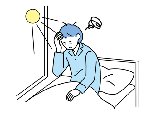 寝つきイラスト